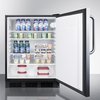 Summit Appliance Div. Summit  ADA Comp Freestanding Refrigerator 5.5 Cu. Ft. Black AL752BKSSTB